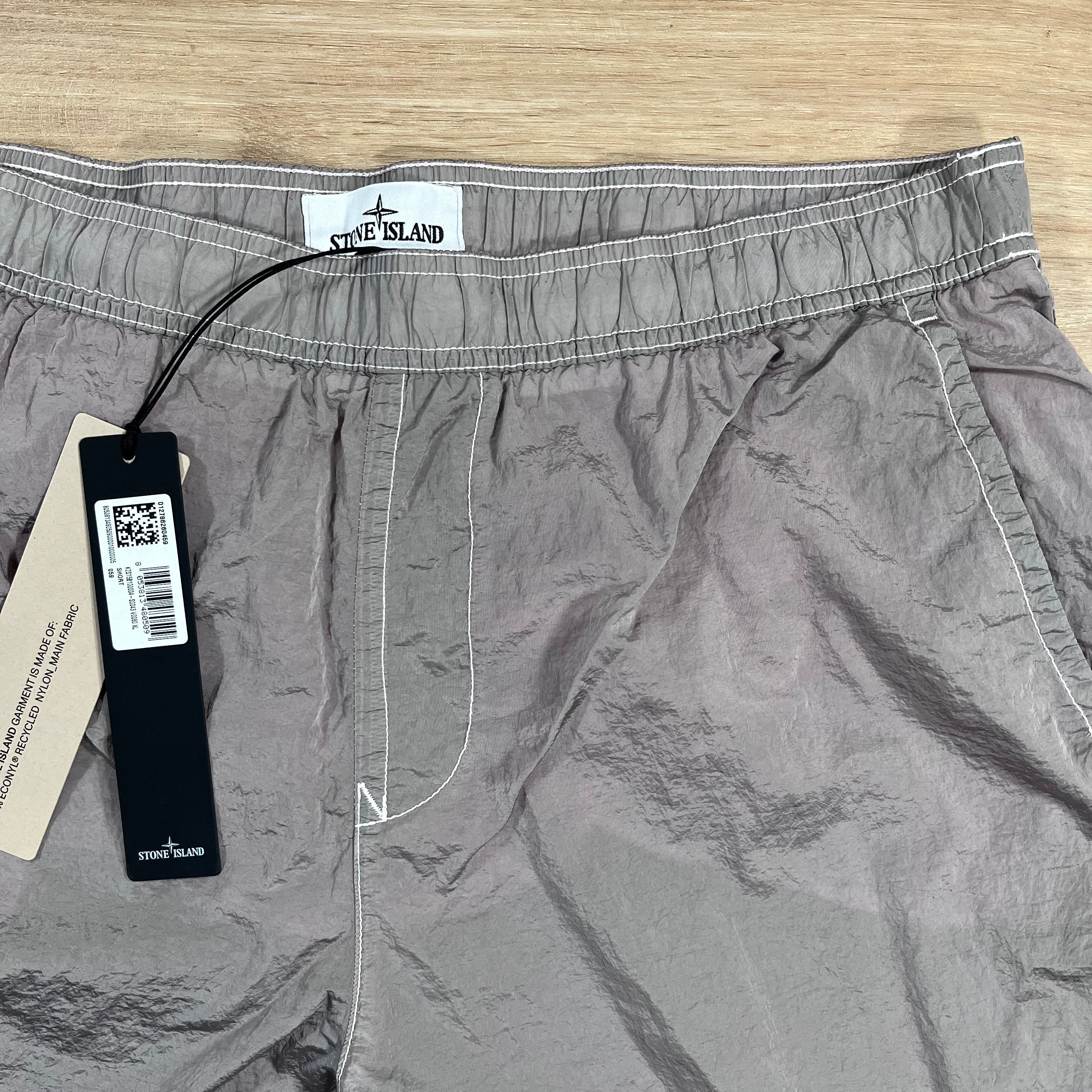Stone Island Nylon Metal Swim Shorts in Pink