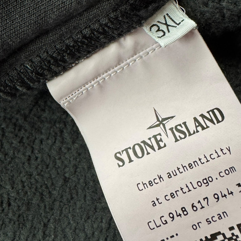 Stone Island Teddy Fleece Jacket A/W 21 Black