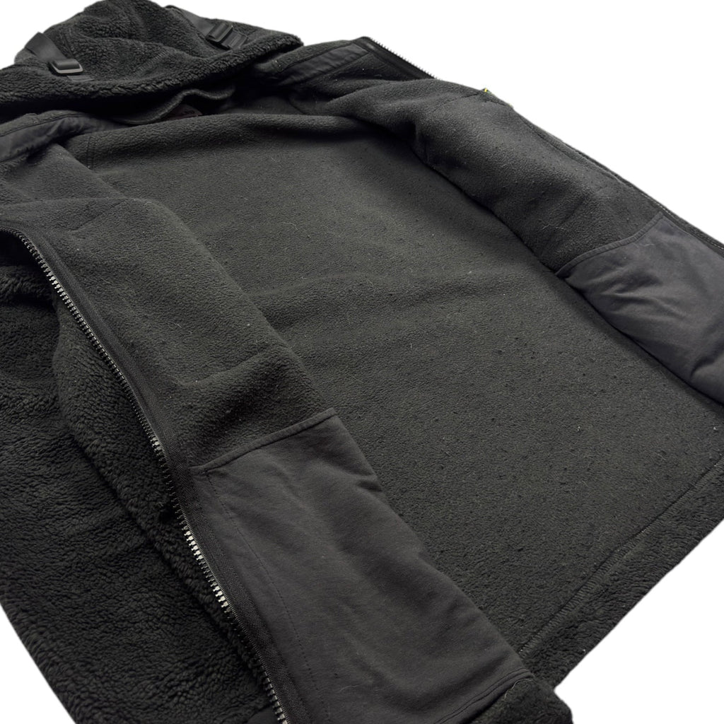 Stone Island Teddy Fleece Jacket A/W 21 Black