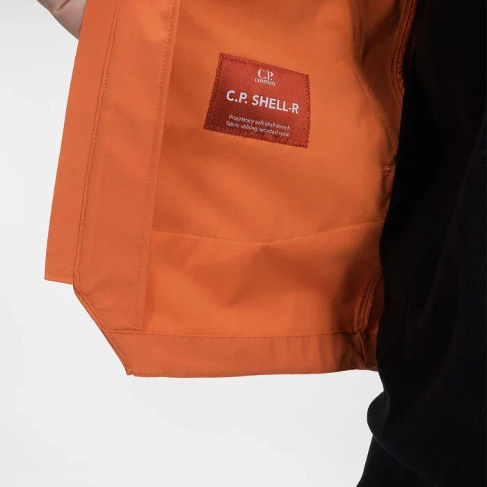 Cp Company Shell-R Lens Gilet Harvest Pumpkin