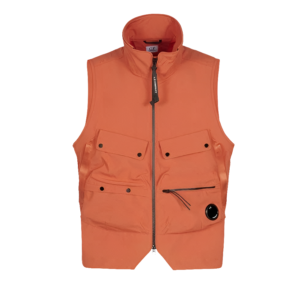 Cp Company Shell-R Lens Gilet Harvest Pumpkin