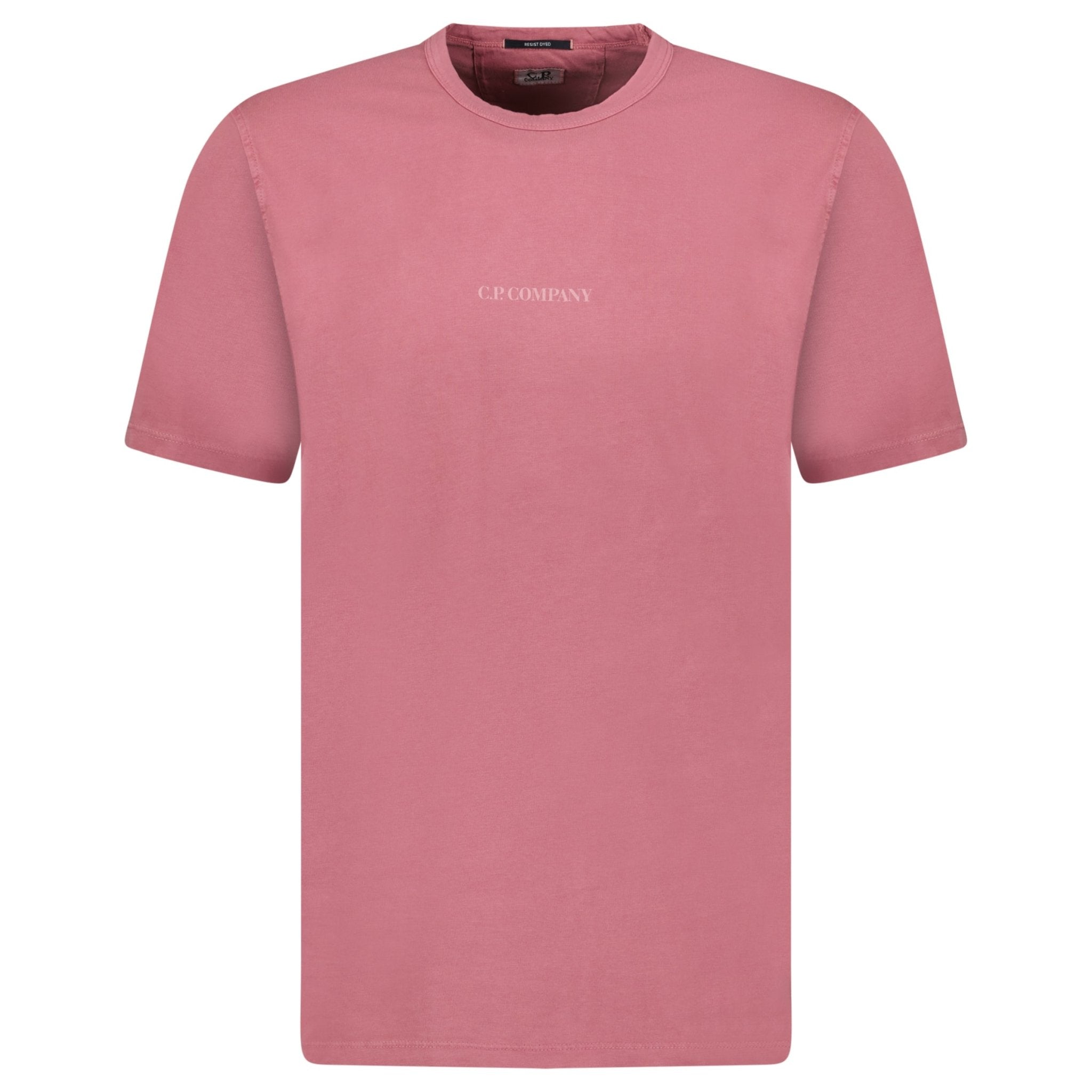 CP Company 24/1 Jersey Logo T-Shirt Red Bud