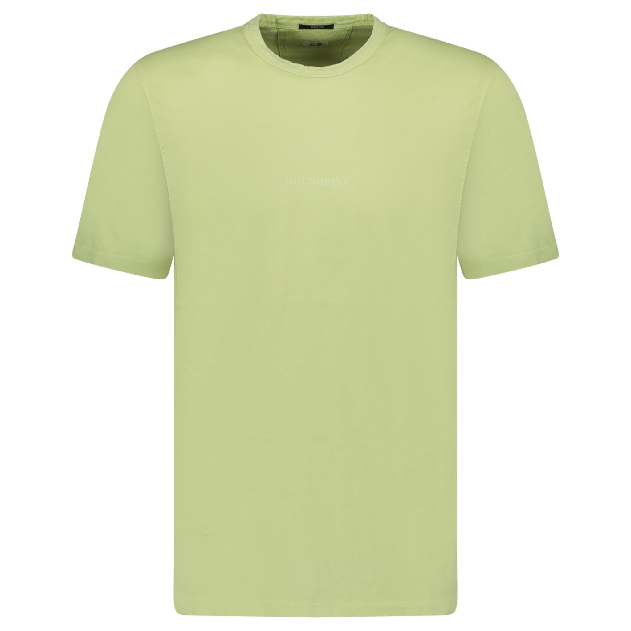 CP Company 24/1 Jersey Logo T-Shirt White Pear