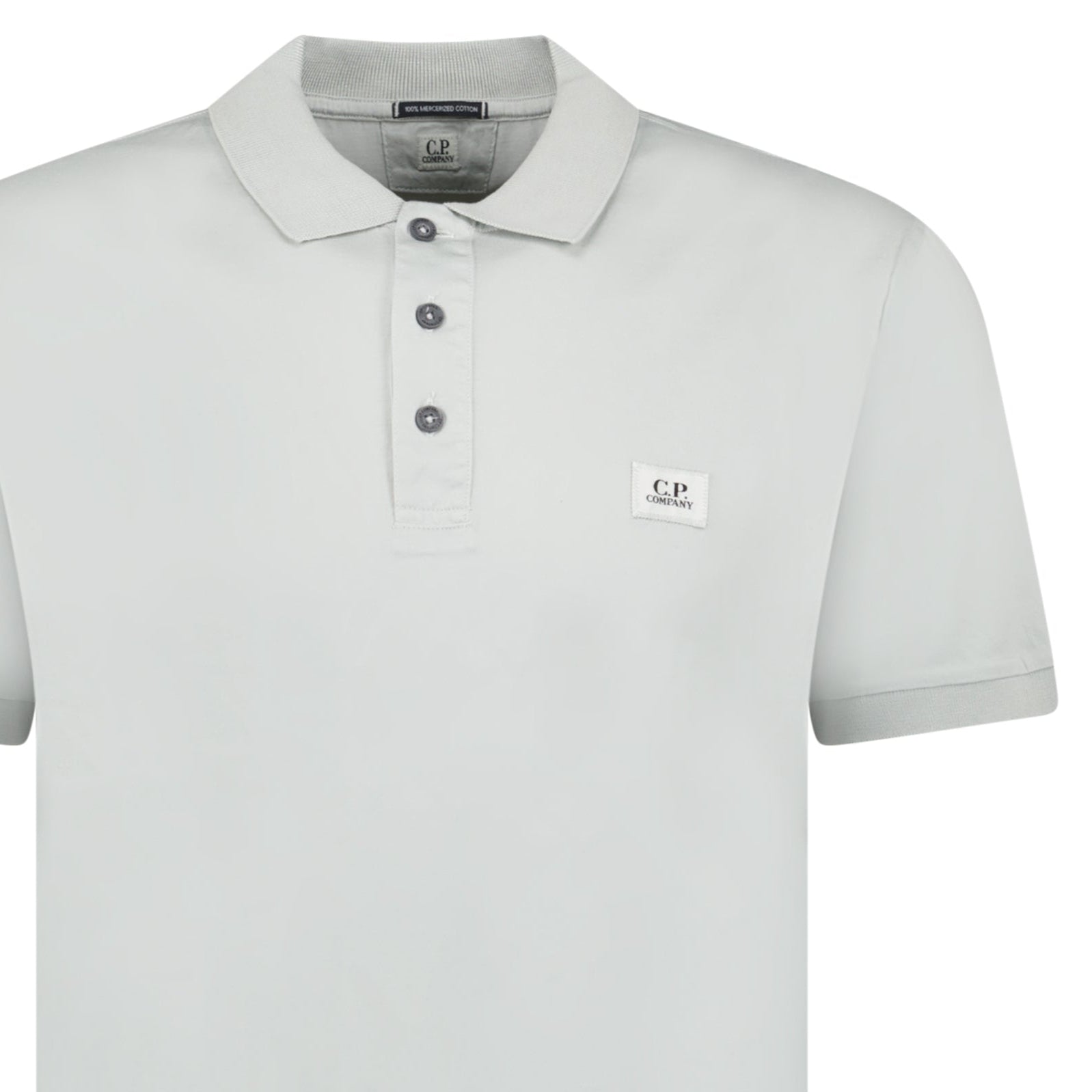 CP Company 70/2 Mercerized Polo Shirt in Blue Fox