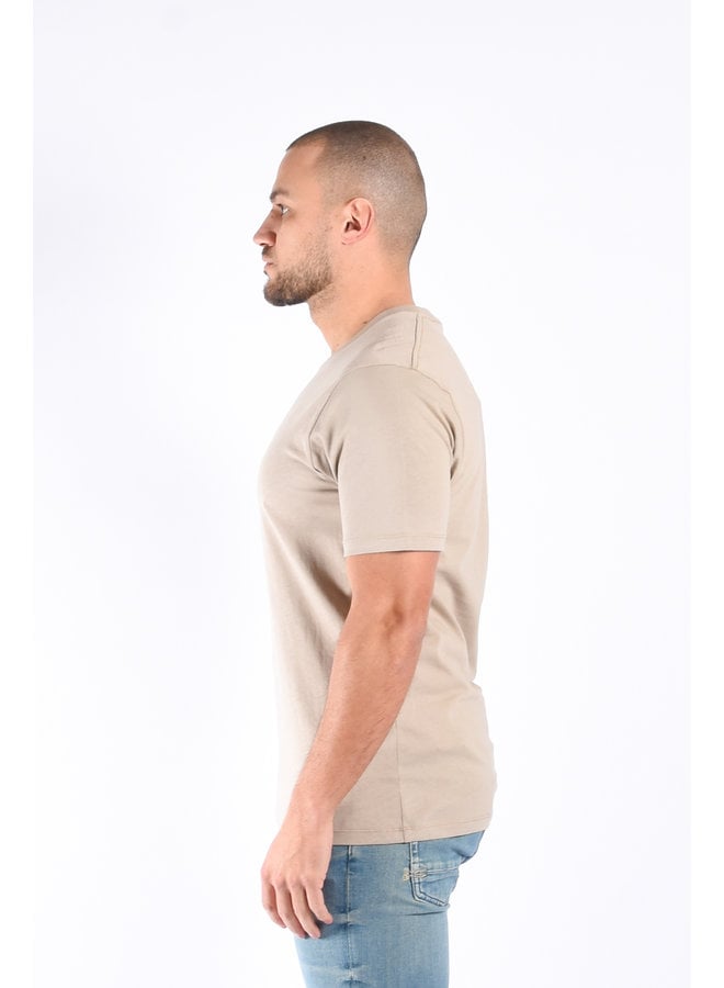 Cp Company Graphic Sailor Logo T-Shirt 193A In Beige