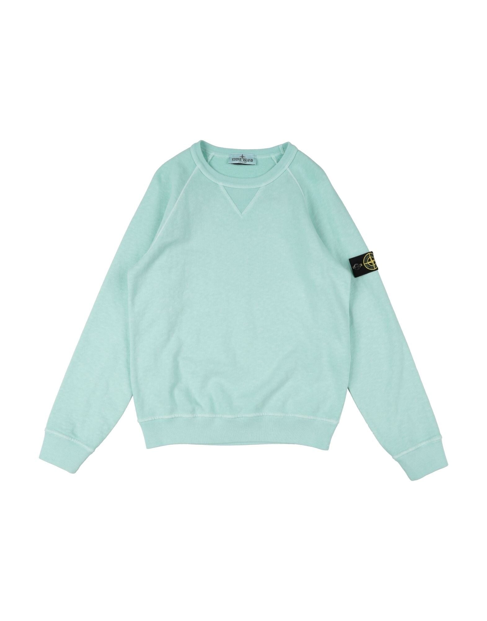 Stone Island 66360 Garment Dyed Sweatshirt In Light Blue