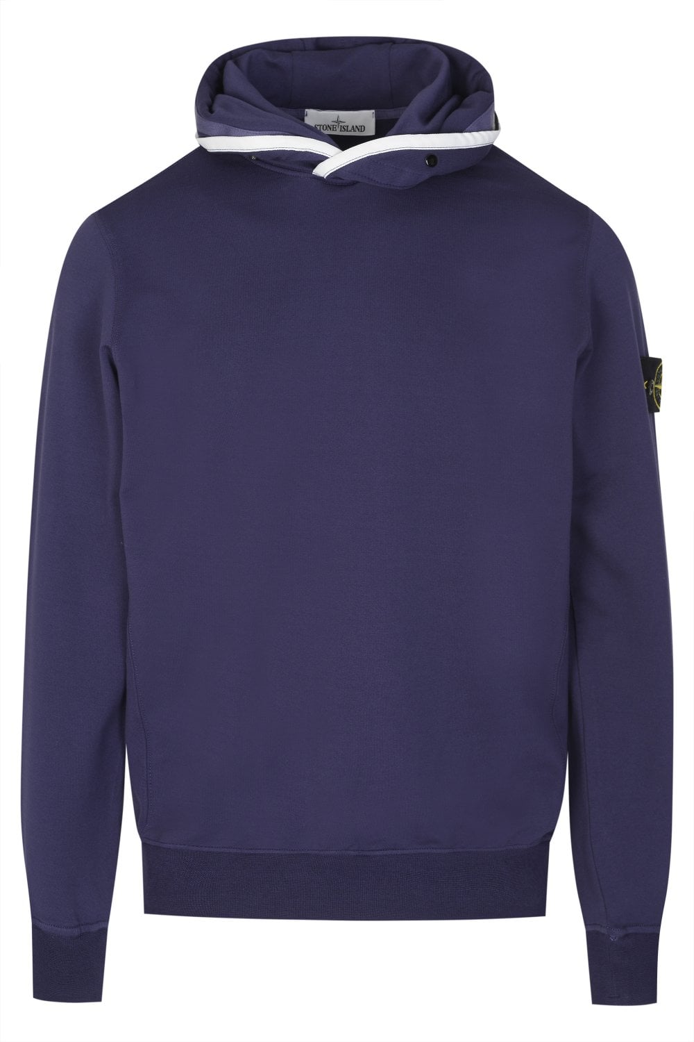 Stone Island Stretch Overhead Hoodie In Blue