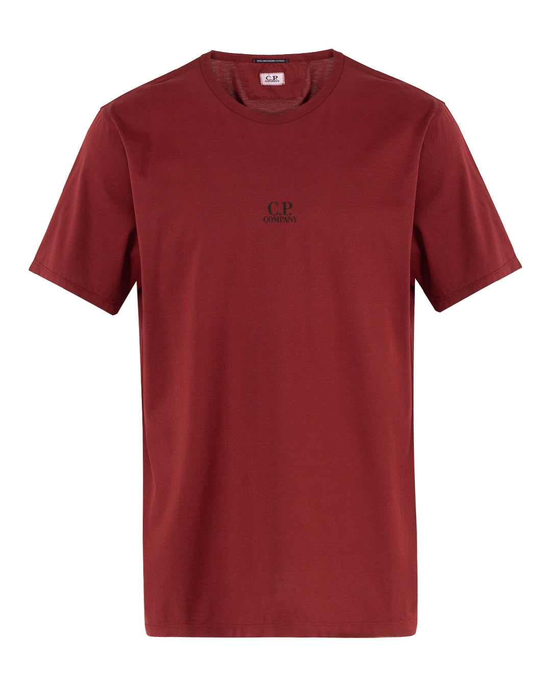Cp Company Small Centre Logo T-Shirt 048A In Red