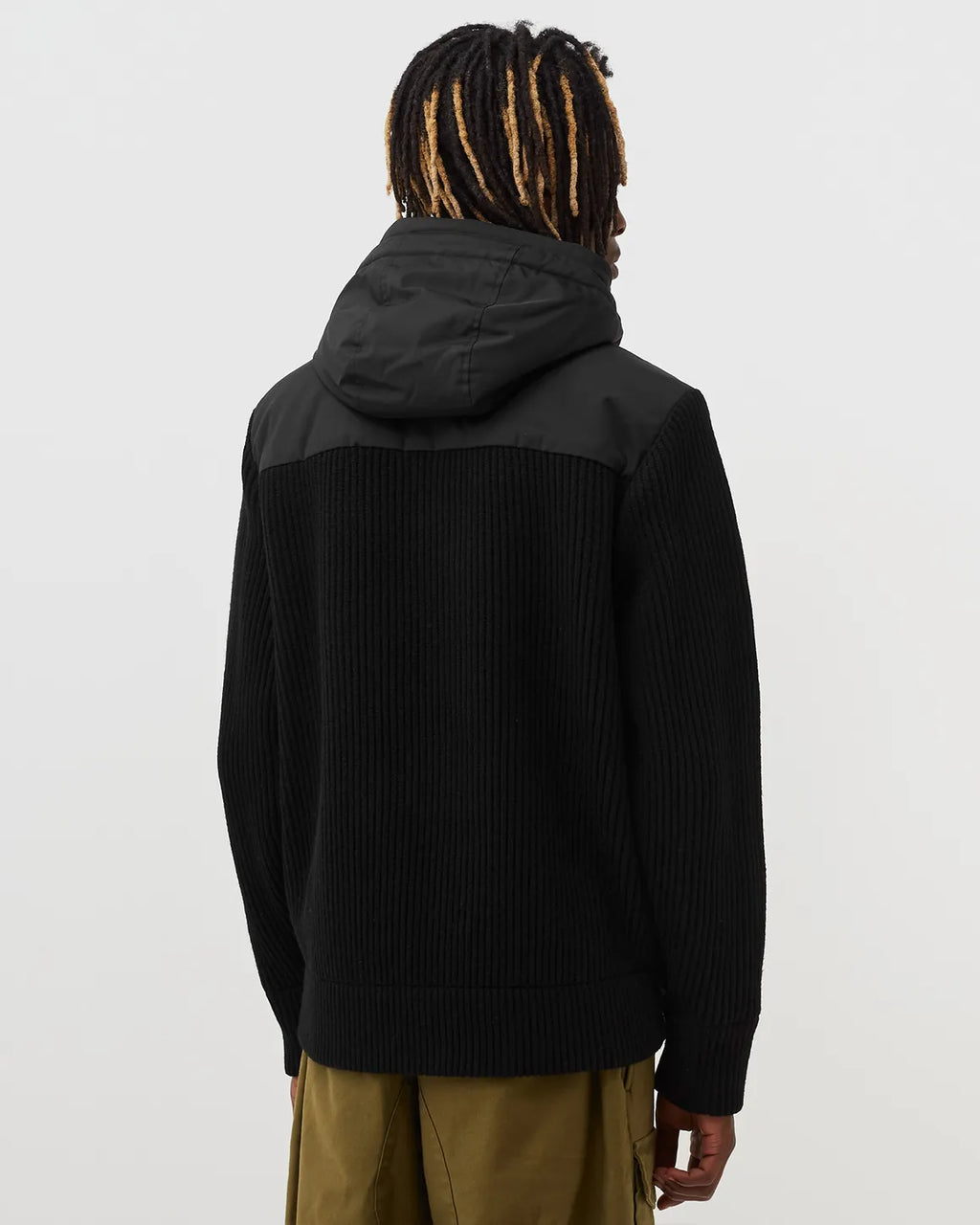 Cp Company Metropolis Series Mixed Lambswool Jacket in Black