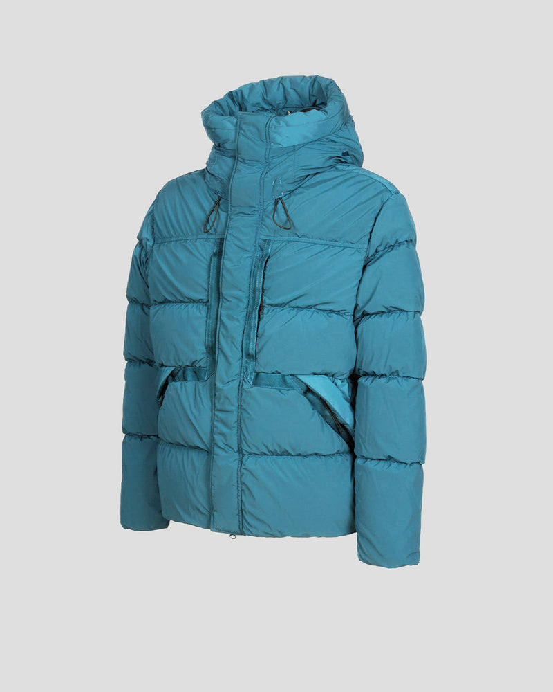 Cp Company Nycra-R Goggle Down Jacket Spruce Blue