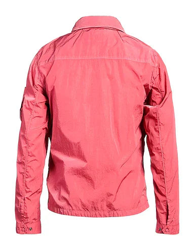 Cp Company Chrome-R Lens Overshirt in Red Bud