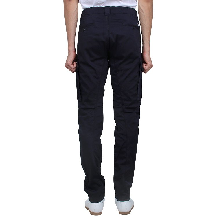 Cp Company 056A Stretch Sateen Cargo Pants In Navy