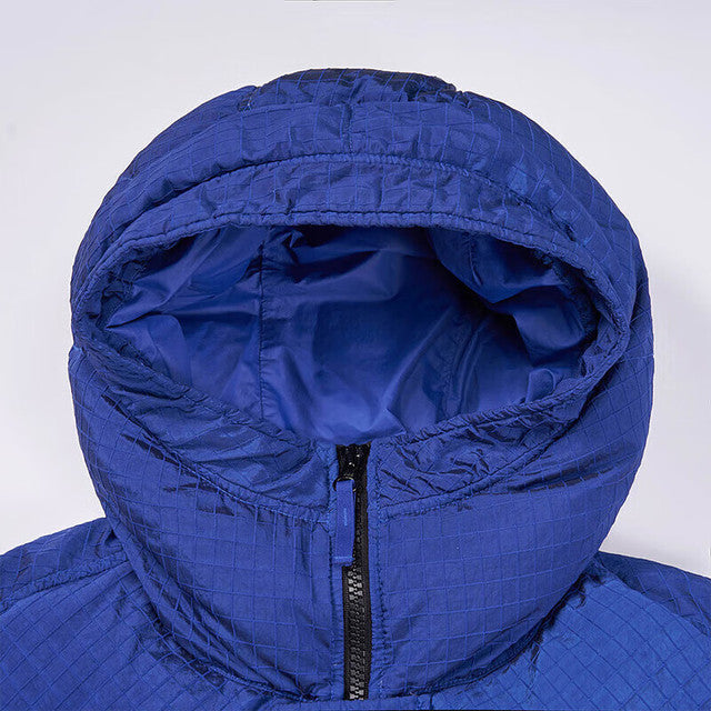 Stone Island Blouson Down Jacket In Royal Blue