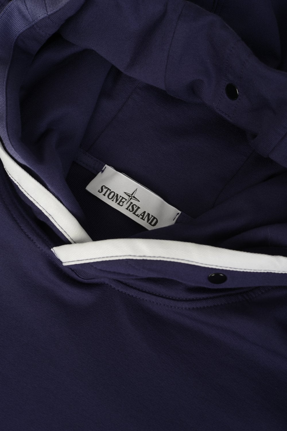 Stone Island Stretch Overhead Hoodie In Blue