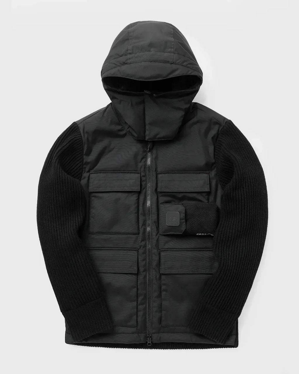 Cp Company Metropolis Series Mixed Lambswool Jacket in Black