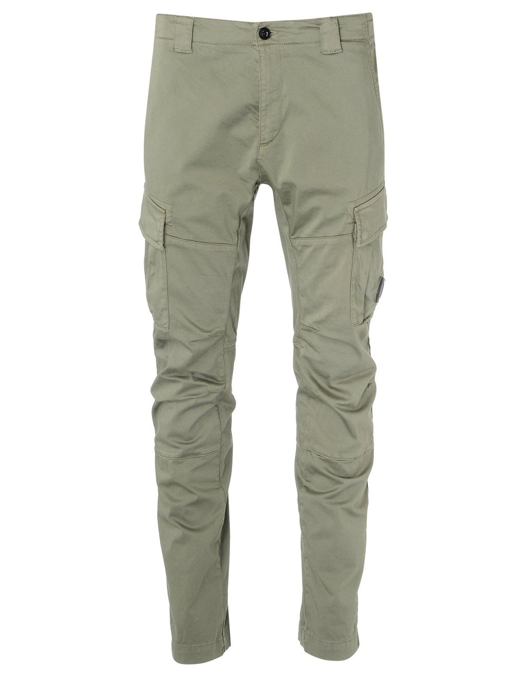 Cp Company 056A Stretch Sateen Cargo Pants In Agave Green