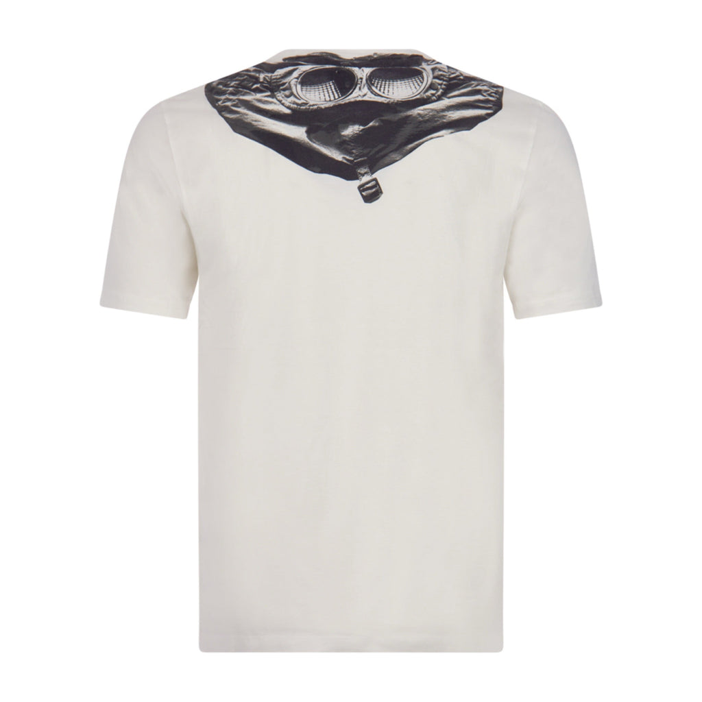 Cp Company 30/1 Jersey Goggle T-Shirt In White