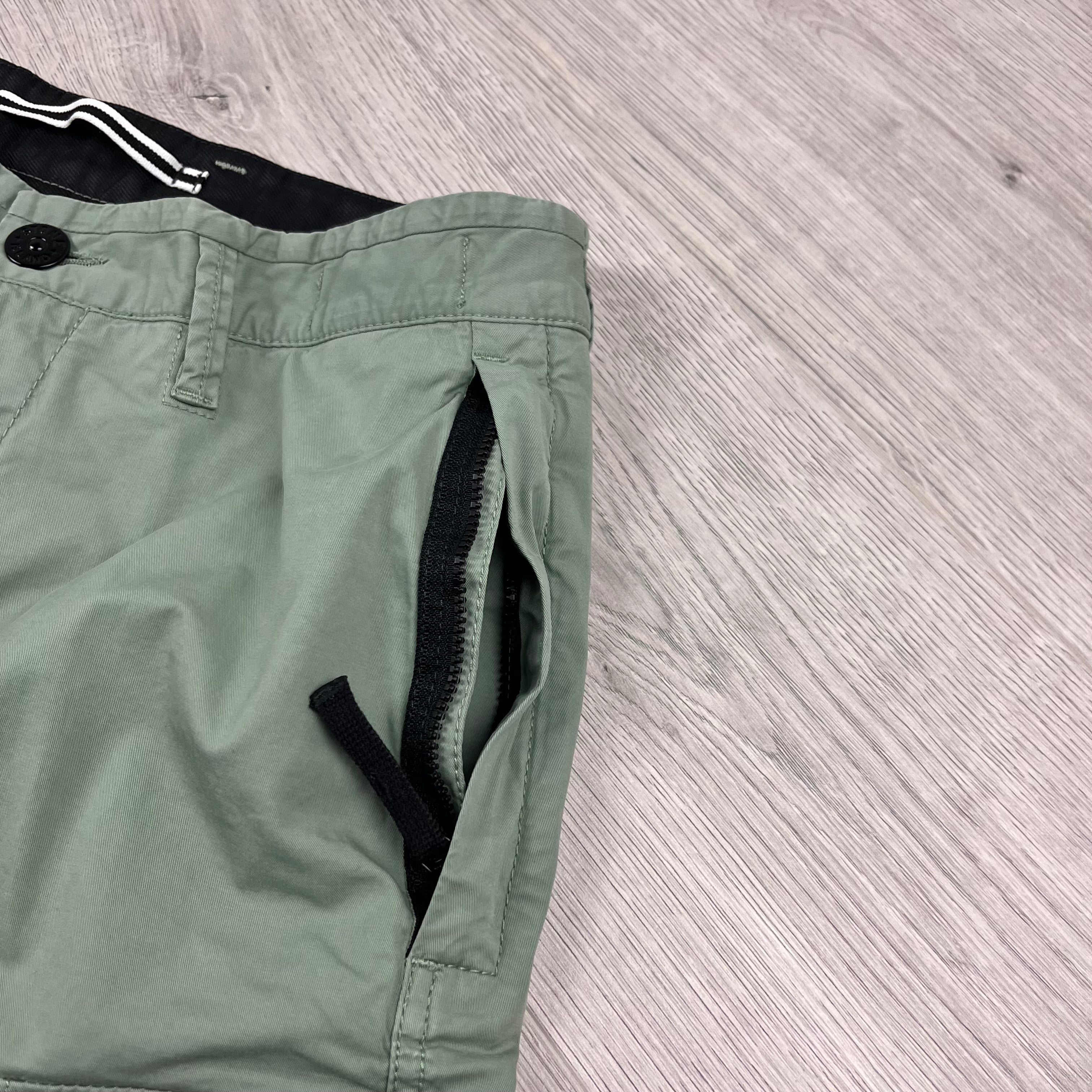 Stone Island Cargo Shorts - Sage