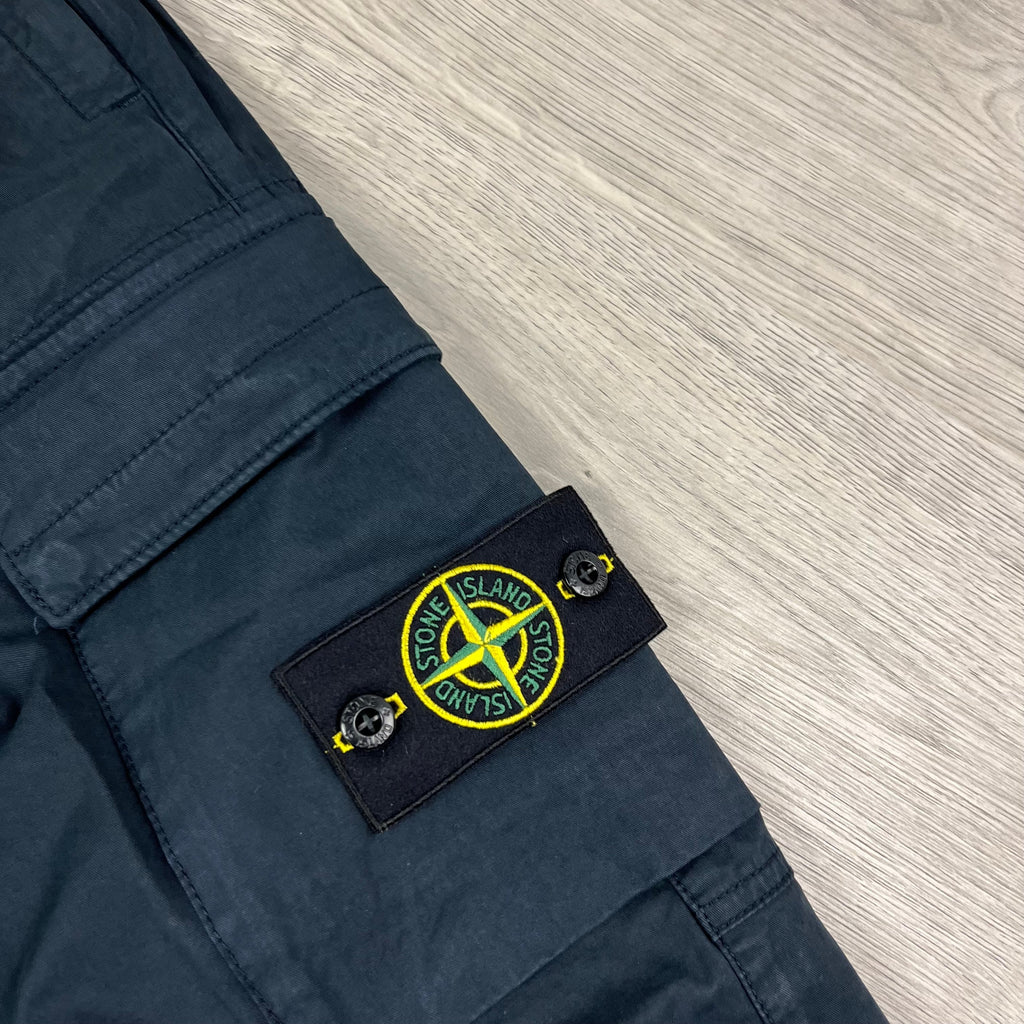 Stone Island Cargo Trousers - Navy