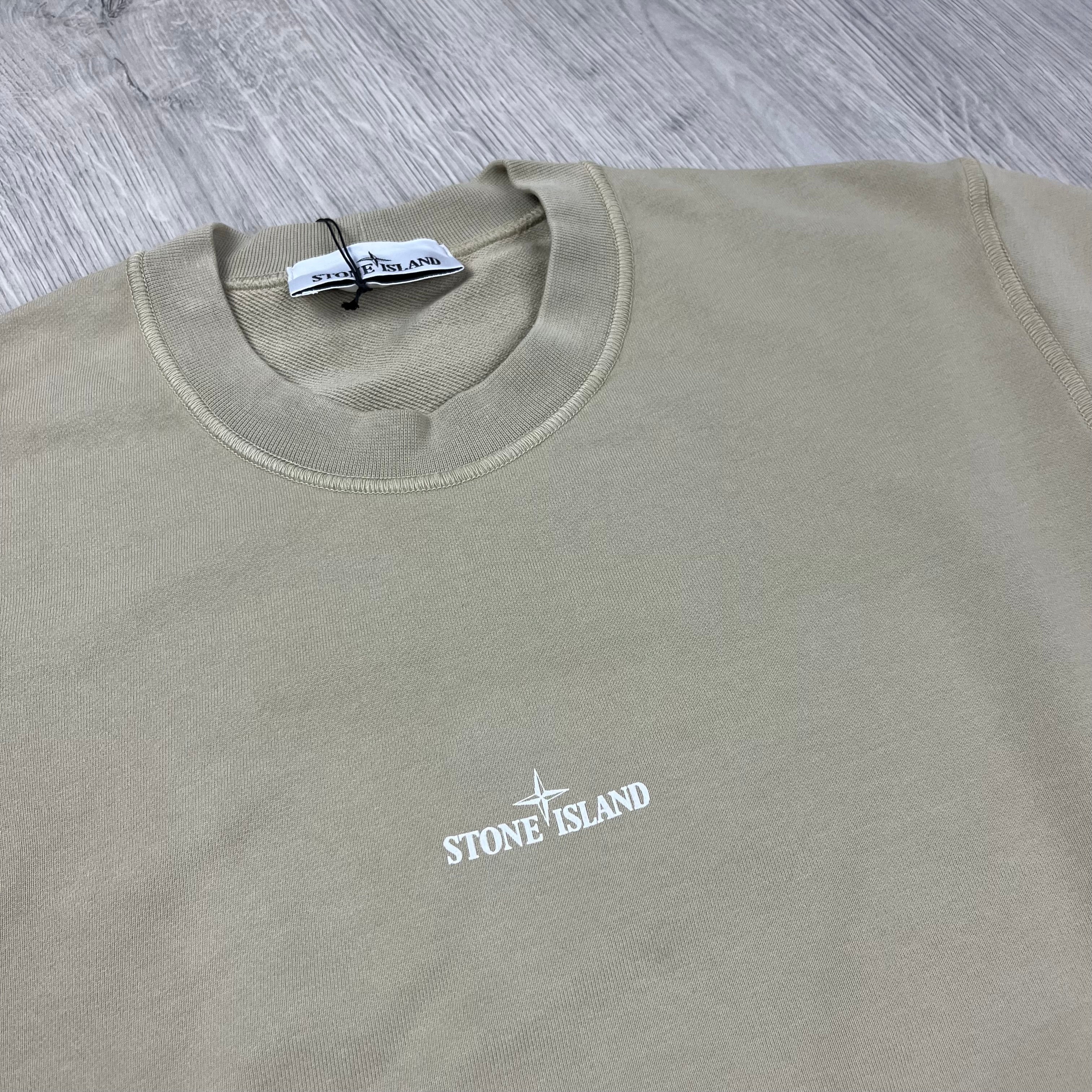 Stone Island Reflective Sweatshirt - Desert